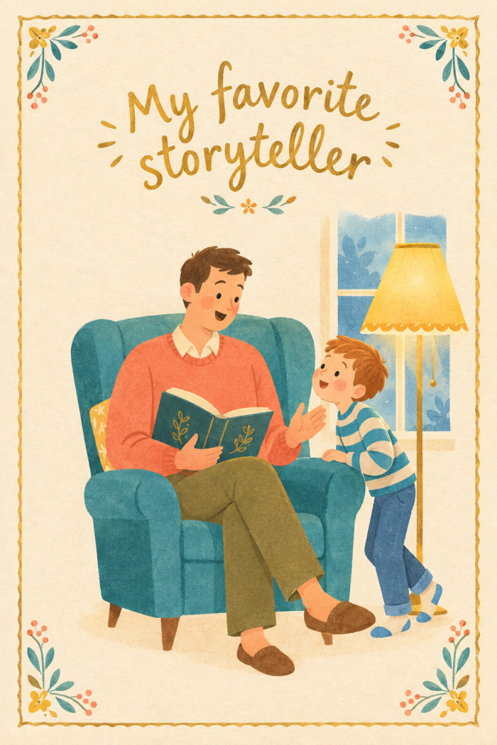 Armchair Stories — birthday greeting card