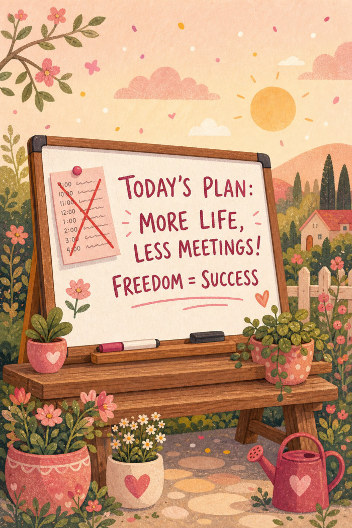 Meeting Freedom — colorful style farewell greeting card