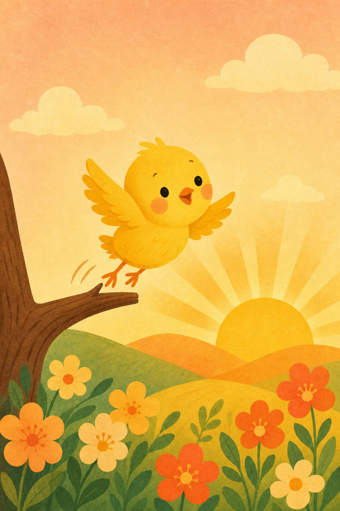 Dawn Flight — artistic style encouragement greeting card
