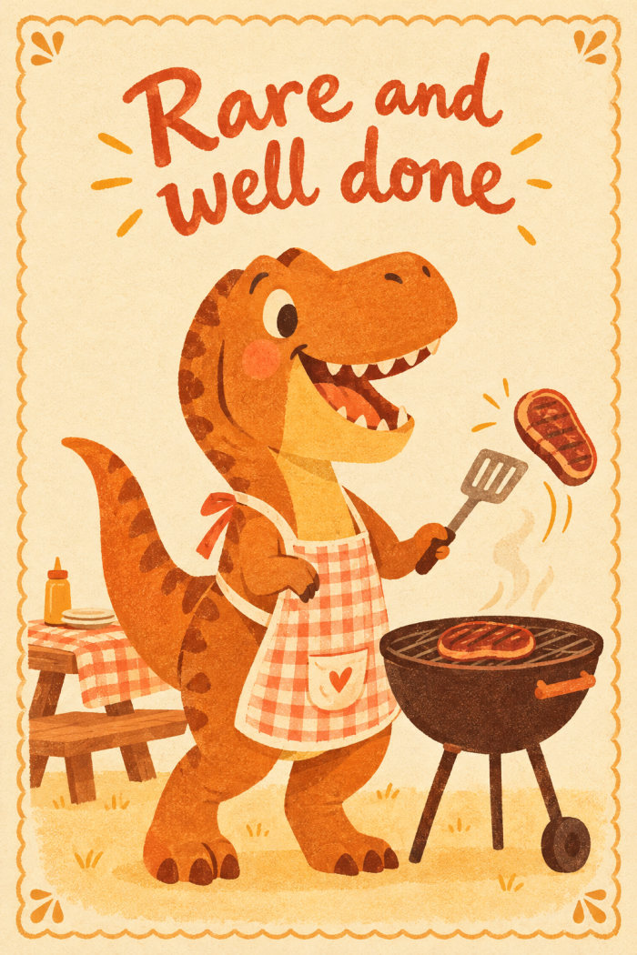Grill Chef — birthday greeting card