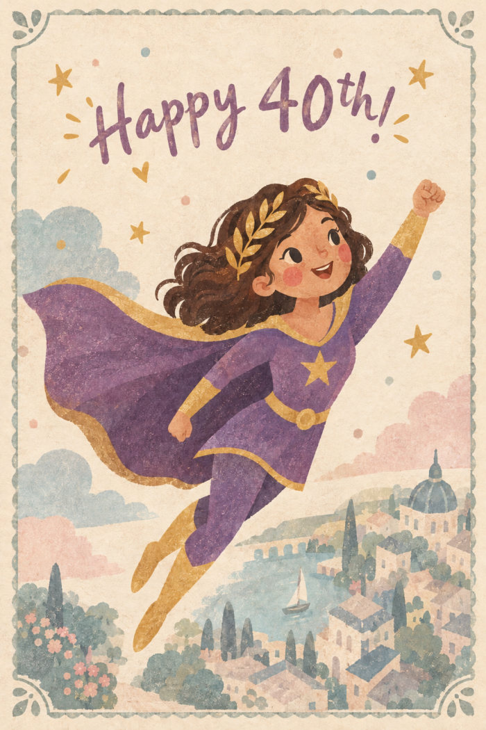Cape Flight — birthday greeting card