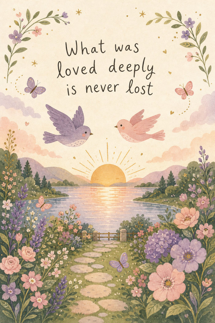 Somber Light — elegant style condolences greeting card