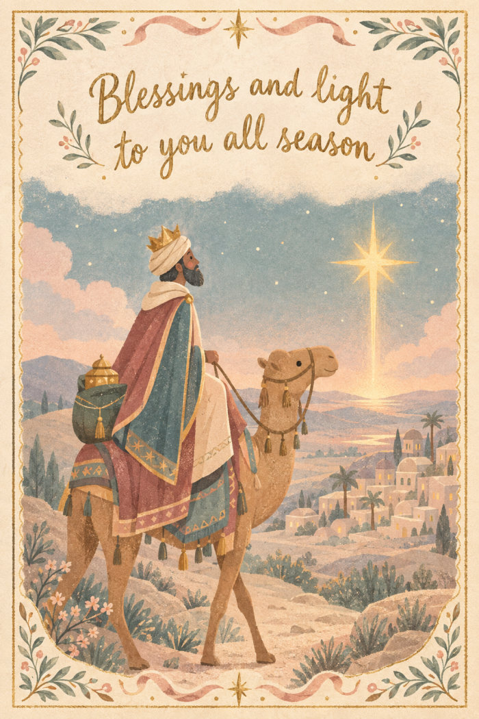 Star Journey — christmas greeting card