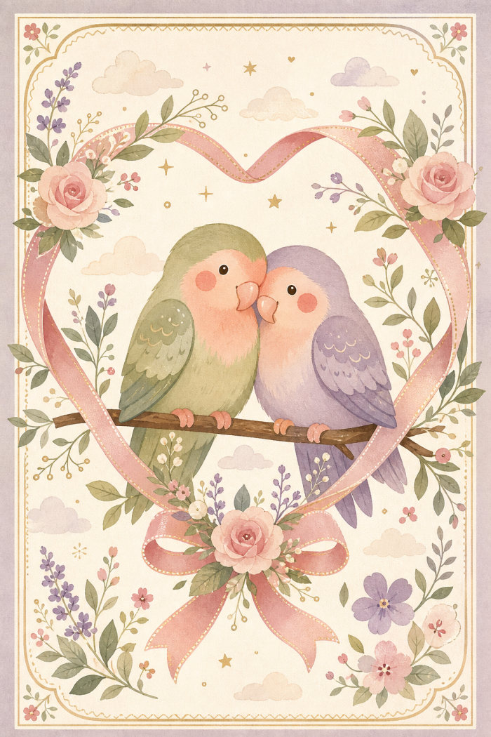 Loving Doves — anniversary greeting card
