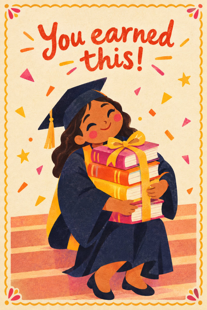 Graduate Joy — graduation greeting card