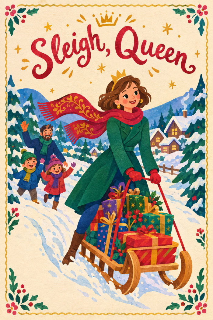 Regal Glide — christmas greeting card