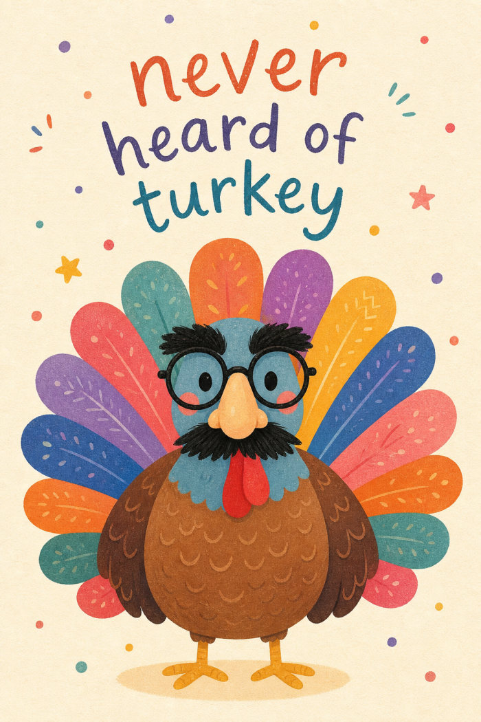Disguised Turkey thanksgiving card