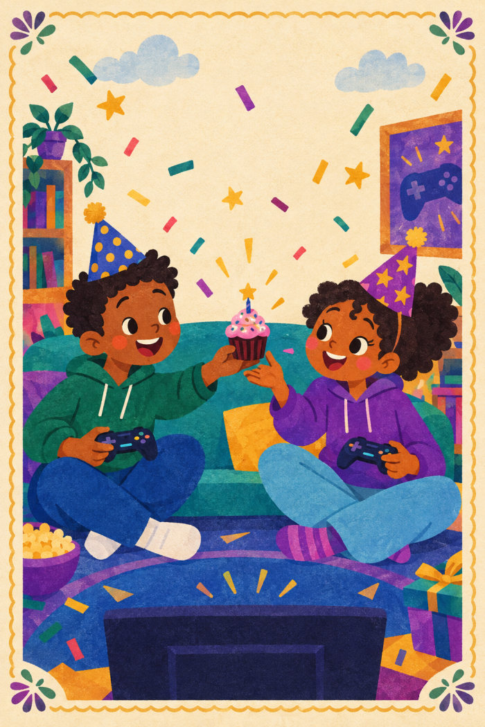 Gaming Cheers — birthday greeting card