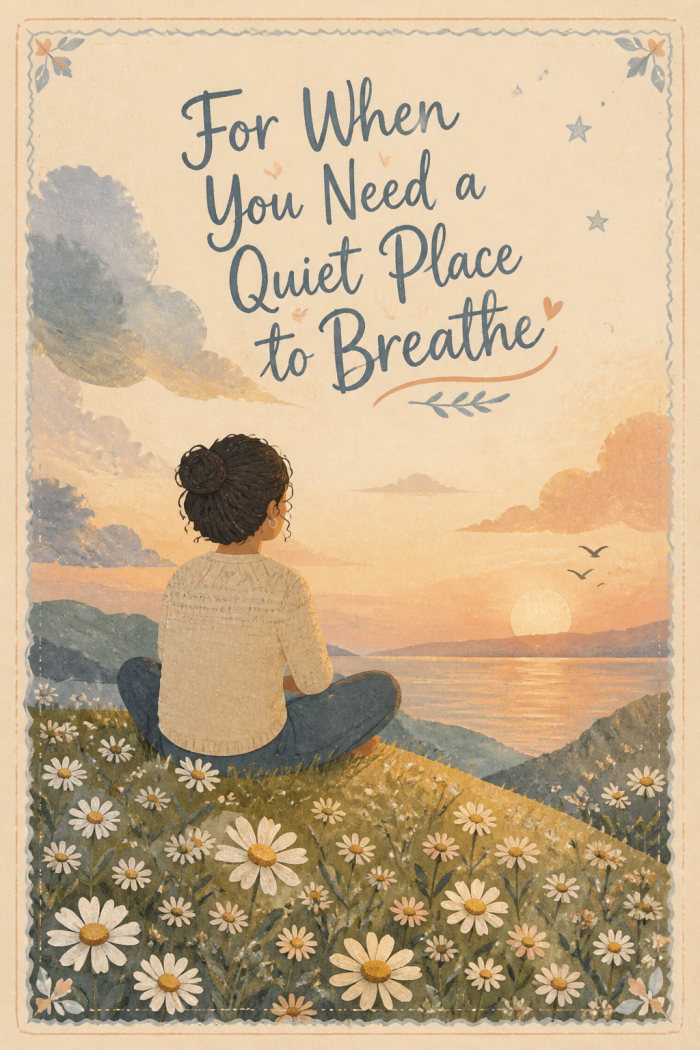 Sunset Meditation — artistic style thinking of you greeting card
