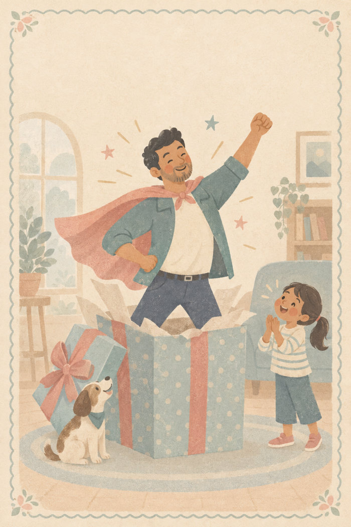 Surprise Hero — birthday greeting card