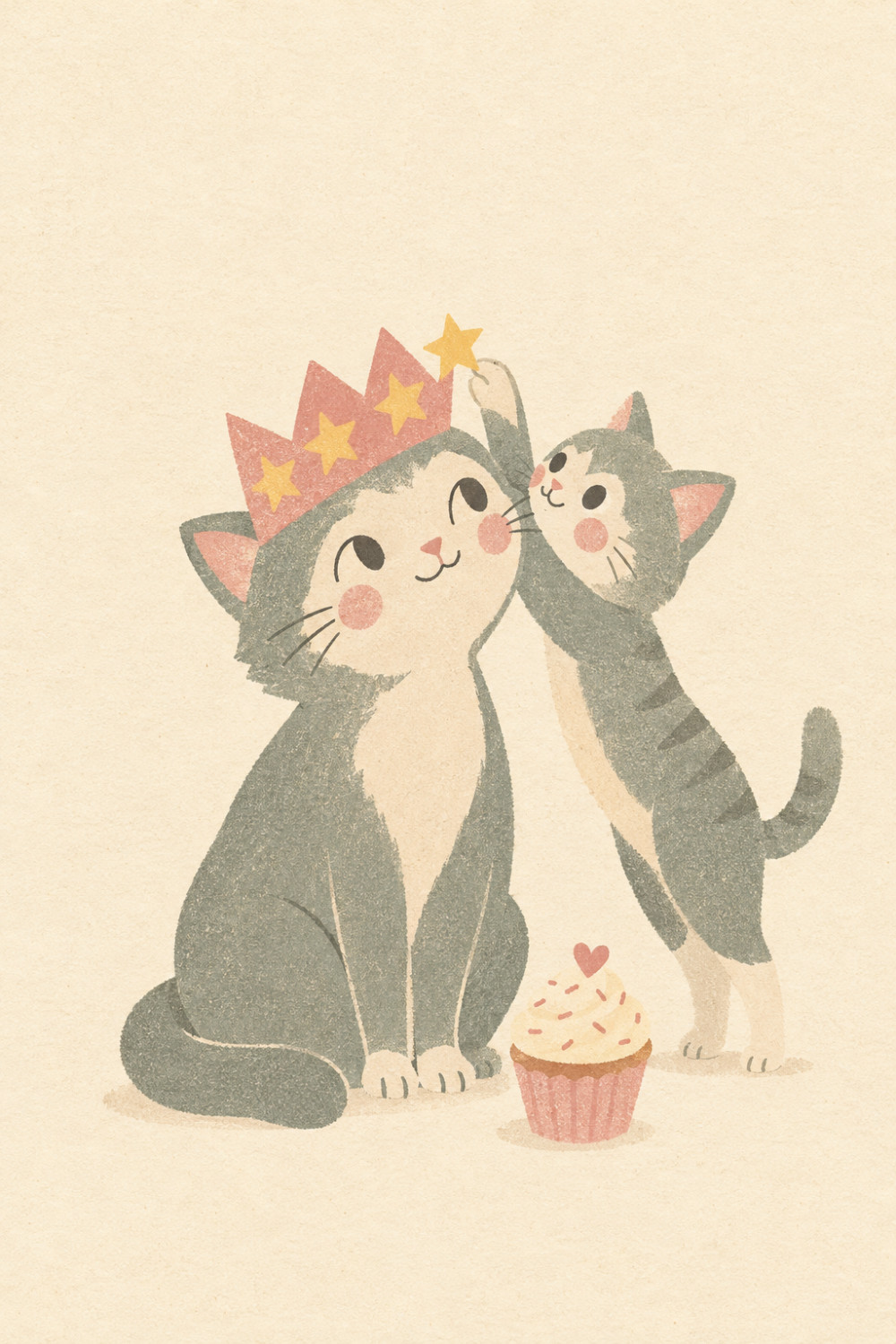 Crown Crafting — minimal style mother's day greeting card