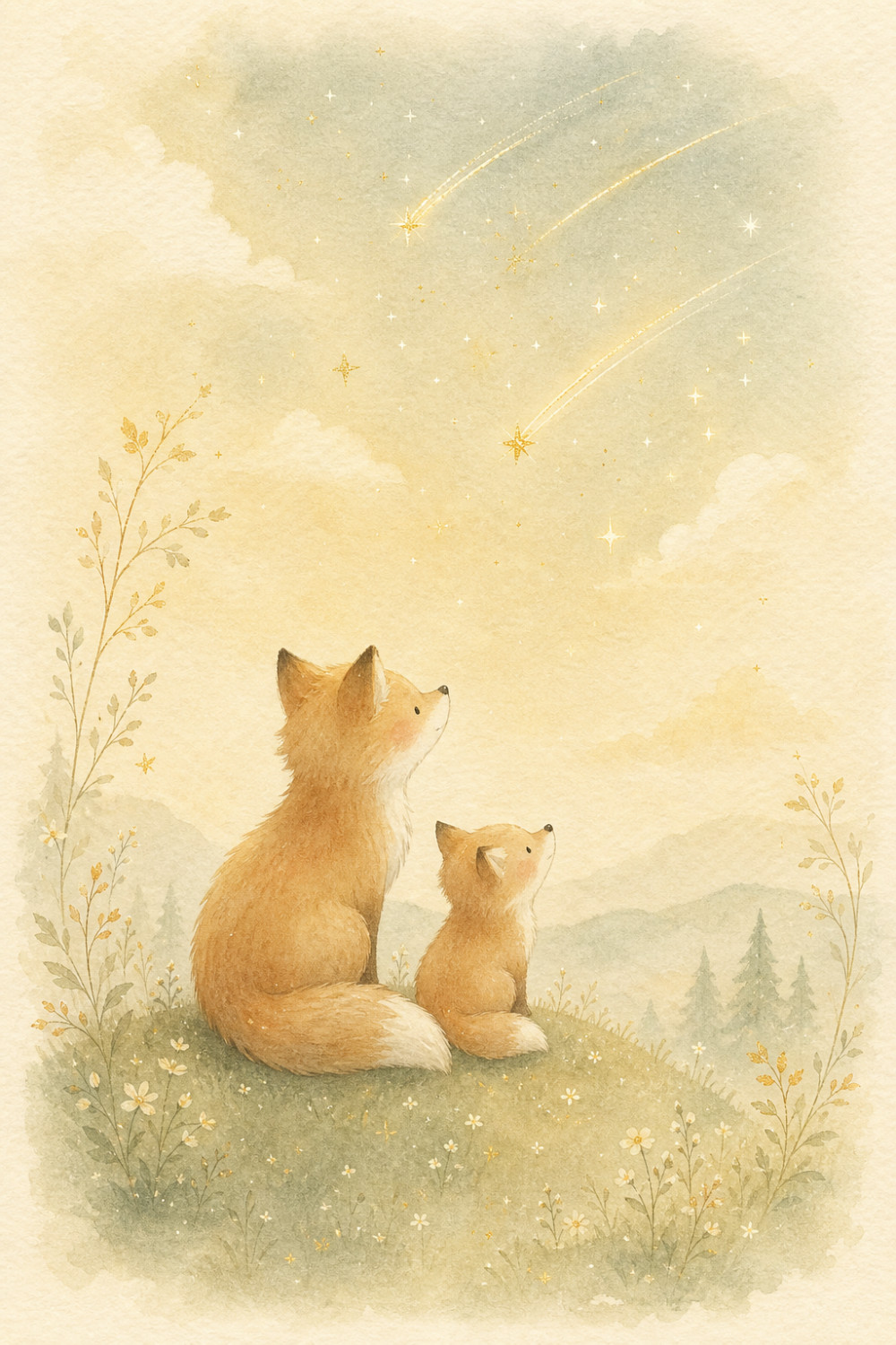 Star Gazing — elegant style father's day greeting card