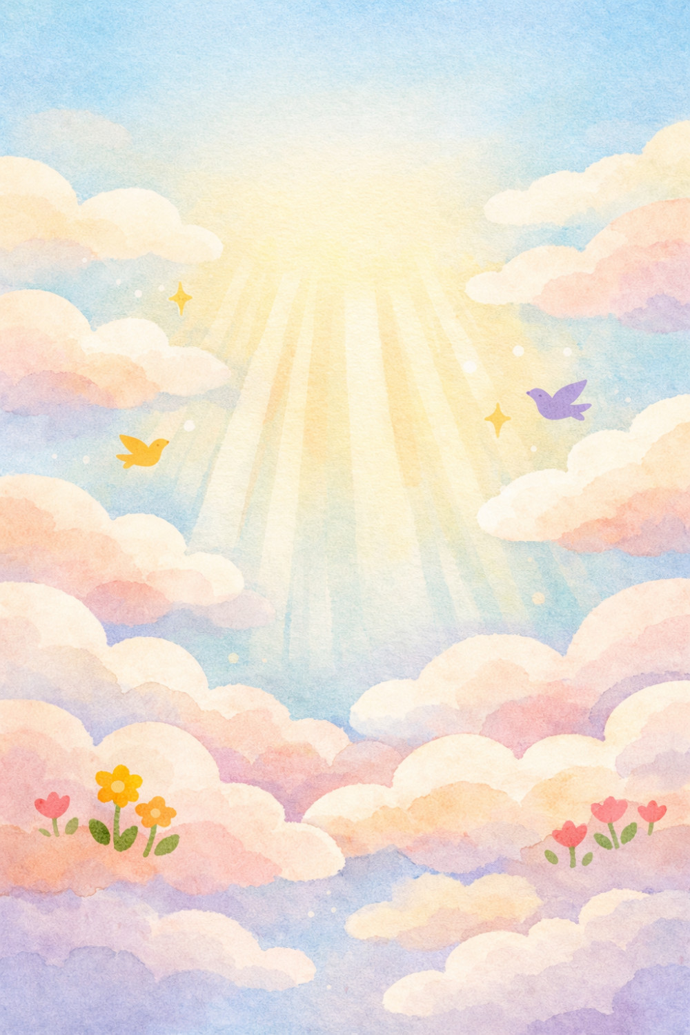 Soft Memories — artistic style condolences greeting card