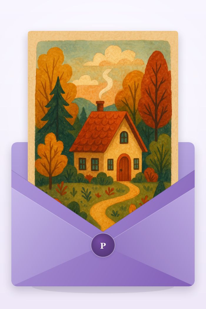 Woodland Retreat — artistic style get well soon greeting card